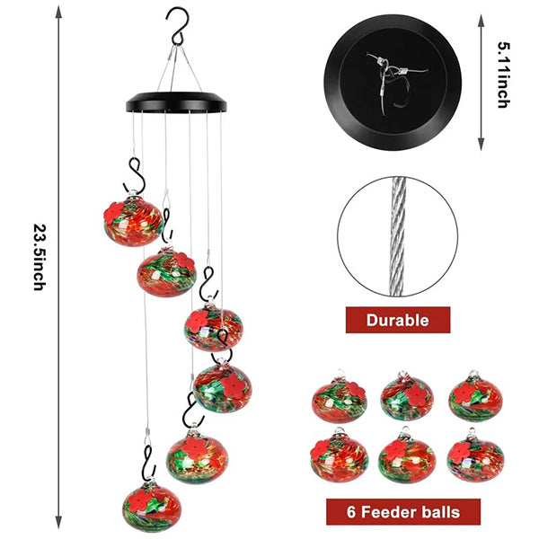 Hummingbird Feeder - Leak-proof seal