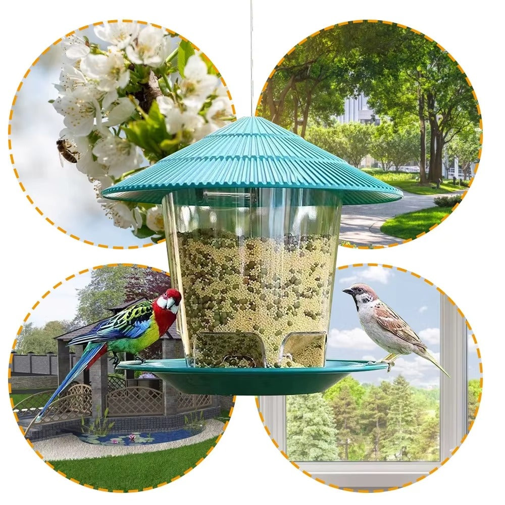Automatic Bird Feeder 🐦✨ - Outdoor Nut Dispenser 🌰