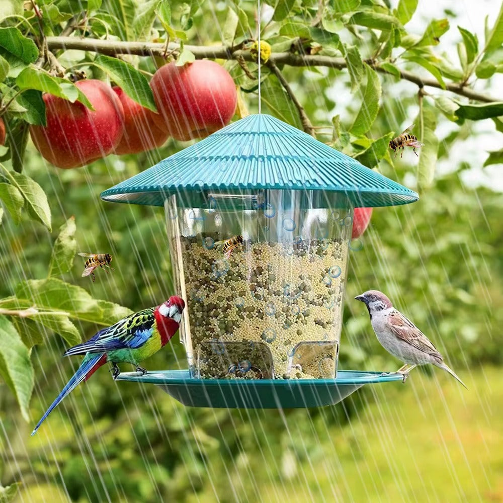 Automatic Bird Feeder 🐦✨ - Outdoor Nut Dispenser 🌰