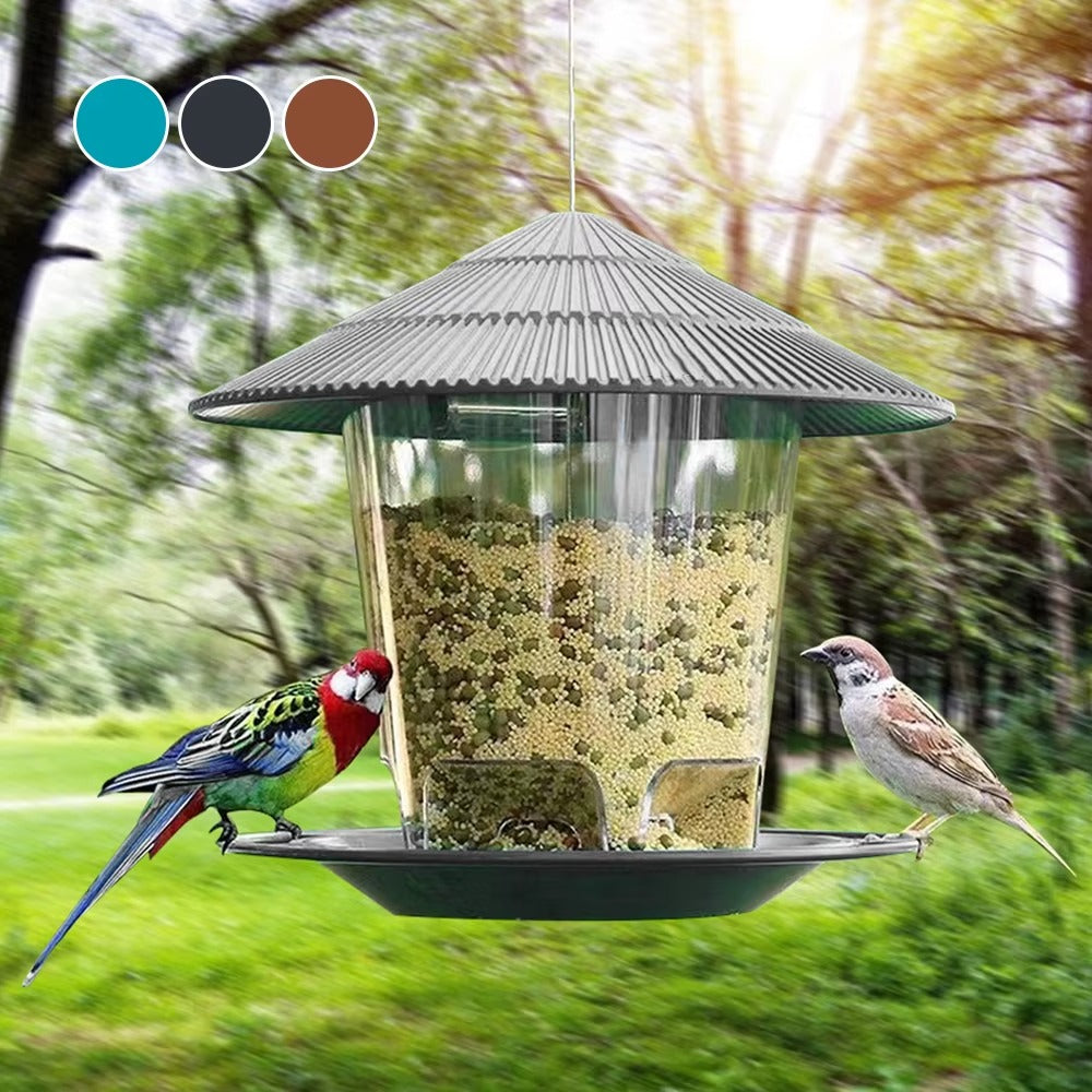 Automatic Bird Feeder 🐦✨ - Outdoor Nut Dispenser 🌰